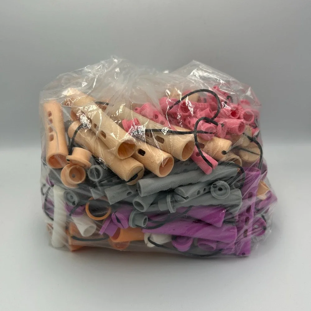 Perm Rods Set of 122 For Natural Hair Plastic Cold Wave Rollers Curlers Plastic